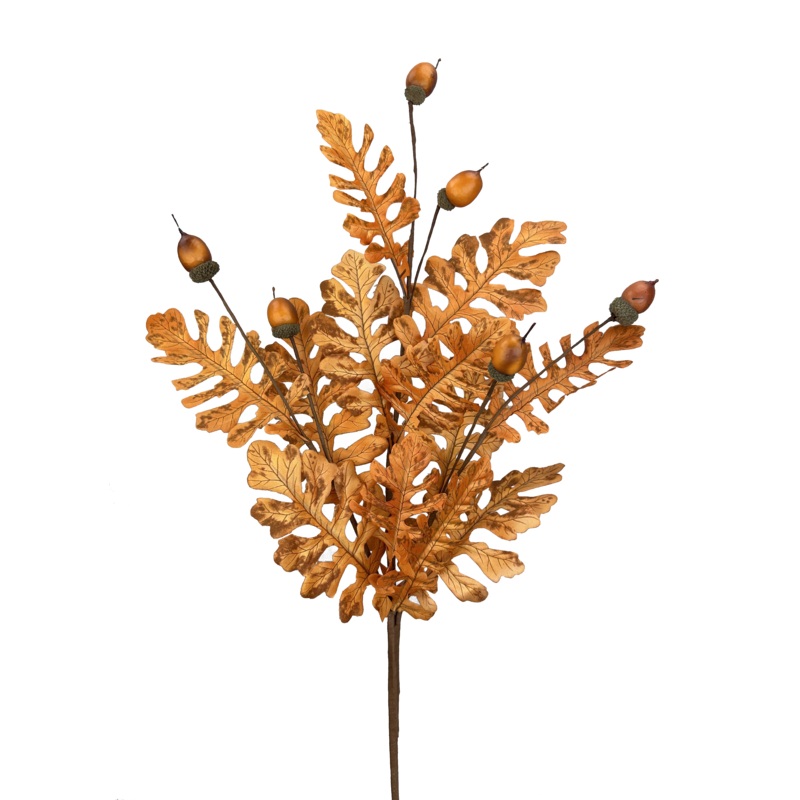 Acorn Oak Leaves Spray