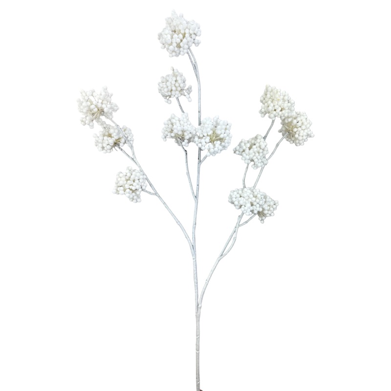 White Berry Cluster Spray