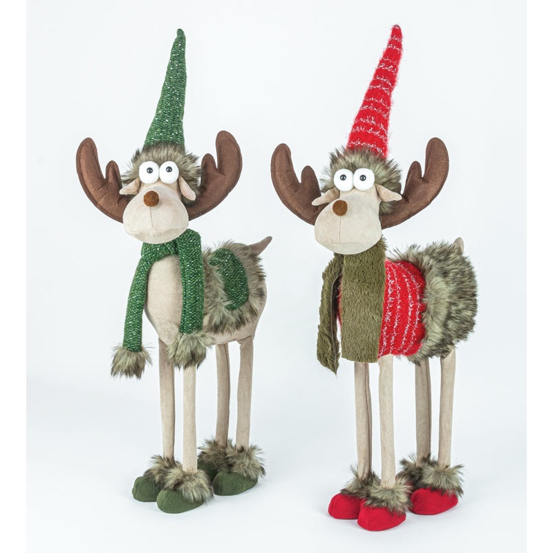 Furry Moose Standers|Green (A)|Red (B)