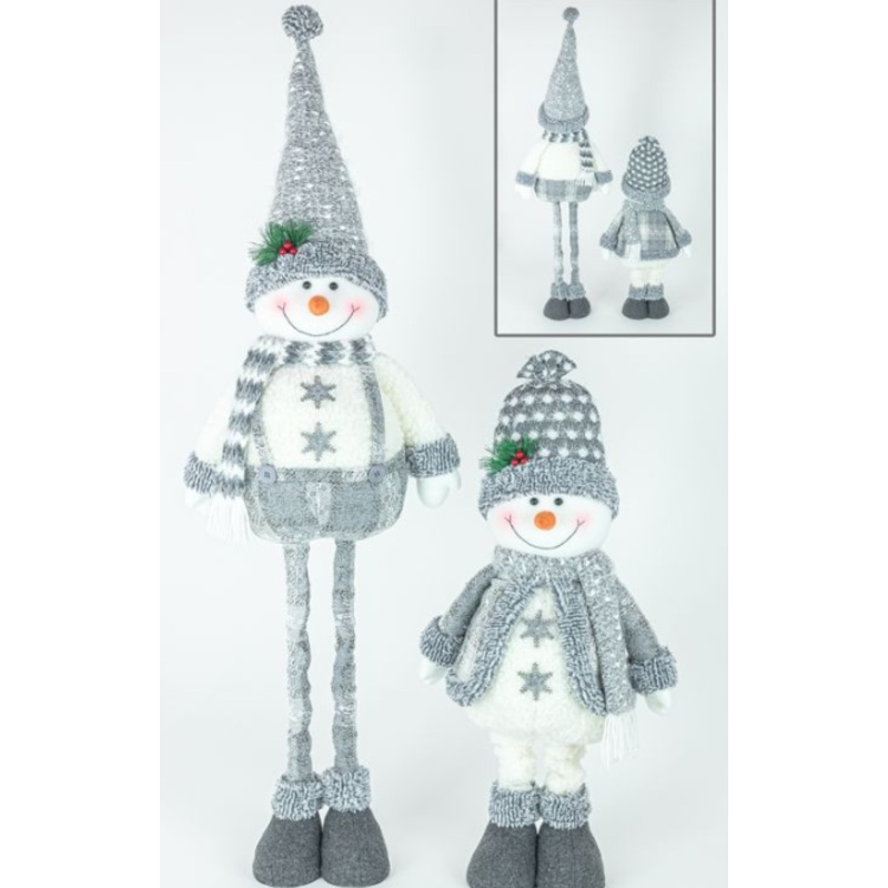 Cozy Winter Snowman Stretch Leg  – 2 Options