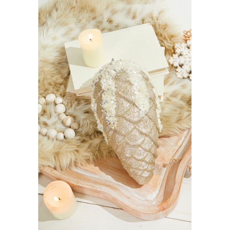 10 x 5 Jewel Pinecone Ornament