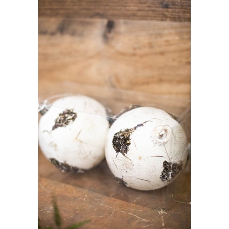 12cm VP Birch Ball Ornament – Box of 2