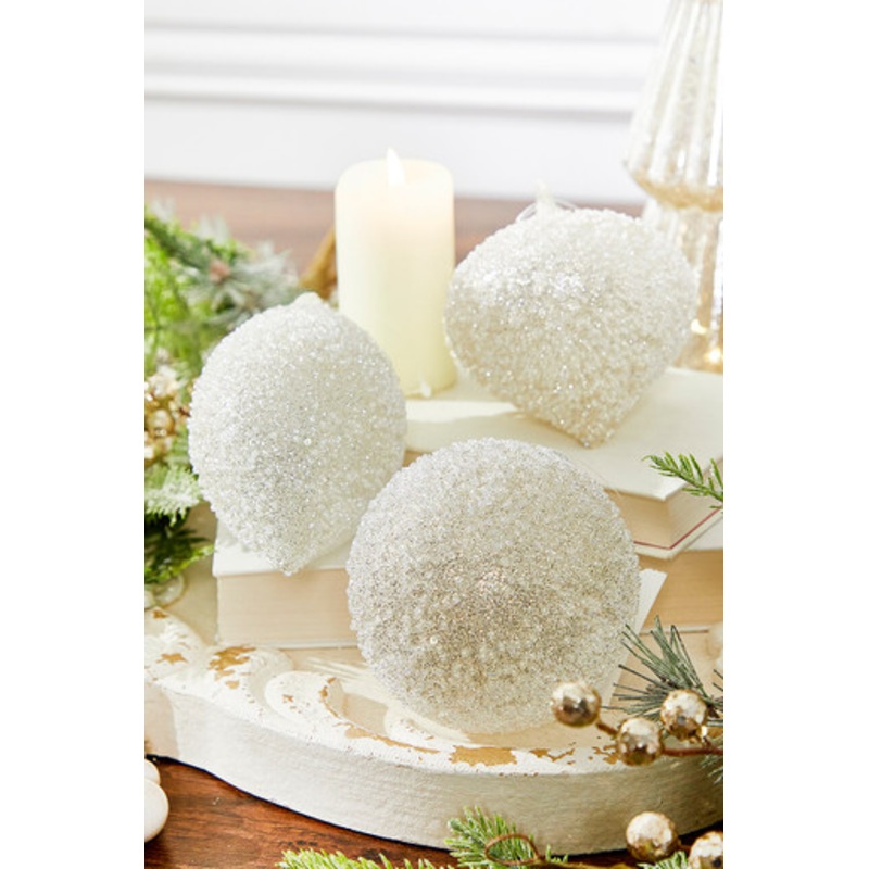 5 Glass Crystal Bead Ornament