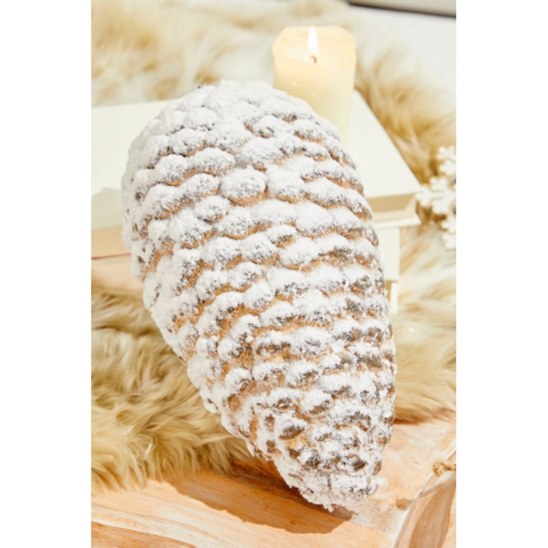 10 Snowfall Pinecone Ornament