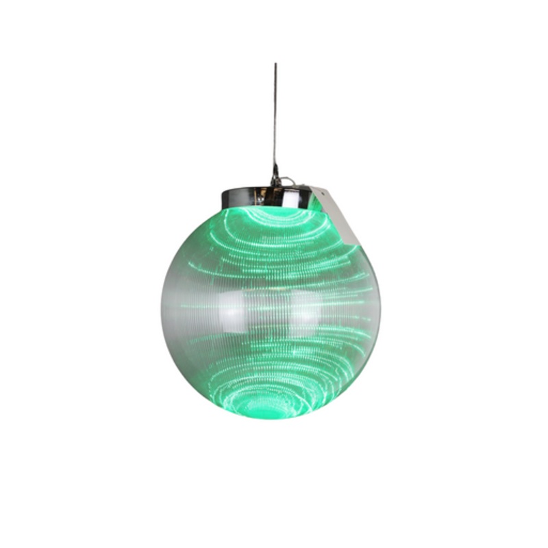 10 Borealis Ball Lighted LED – Green